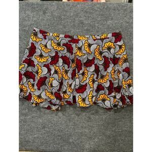 The Bombchel Factory African Print Womens Skirt Dress Tie Back XL/XXL Liberia